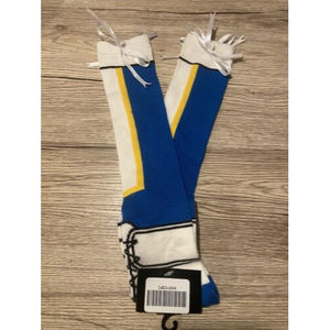 Chun Li Street Fighter Knee High Socks 1 Pair Shoe Size 5-11 Sock Size 9-11 NEW